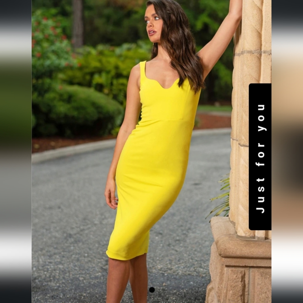 Dress the population - Sloan in Lemongrass